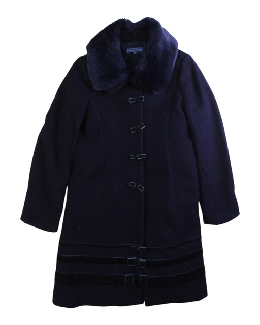 A Navy Coats from Nicholas & Bears in size 6T for girl. (Front View)