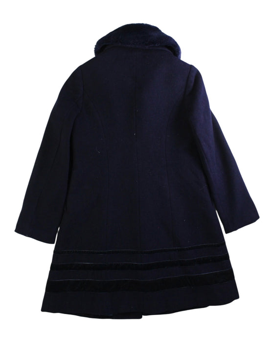 A Navy Coats from Nicholas & Bears in size 6T for girl. (Back View)