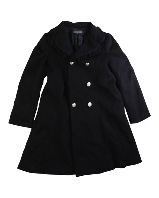 A Black Coats from Nicholas & Bears in size 6T for girl. (Front View)