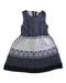 A Navy Sleeveless Dresses from Dolce & Gabbana in size 7Y for girl. (Front View)