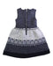 A Navy Sleeveless Dresses from Dolce & Gabbana in size 7Y for girl. (Back View)
