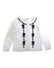 A White Cardigans from Hanna Andersson in size 4T for girl. (Front View)