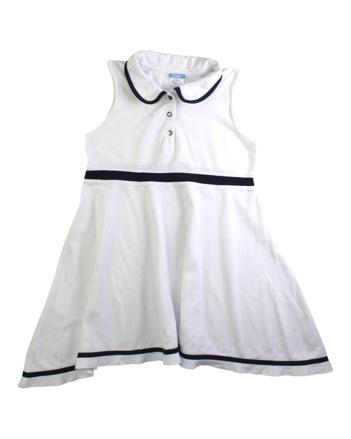 A White Sleeveless Dresses from Jacadi in size 8Y for girl. (Front View)