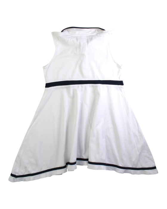 A White Sleeveless Dresses from Jacadi in size 8Y for girl. (Back View)