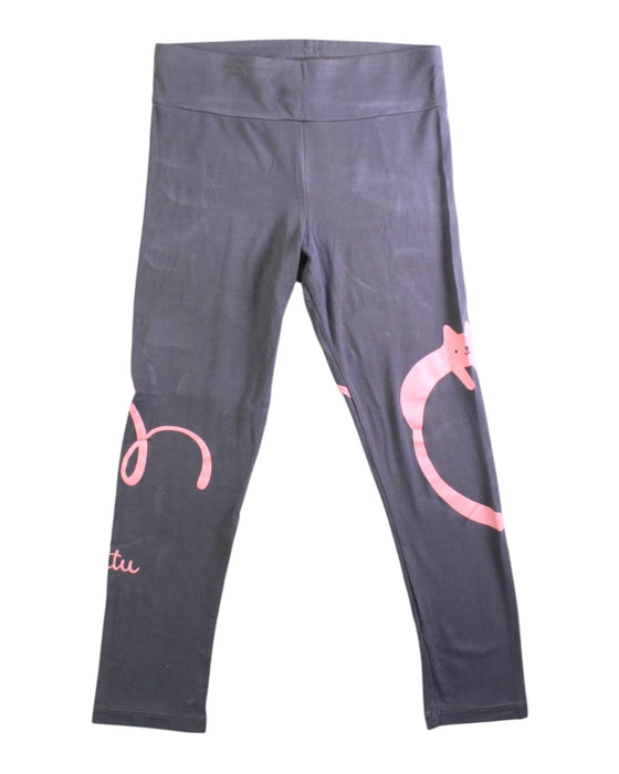 A Black Leggings from Momonittu in size 10Y for girl. (Front View)