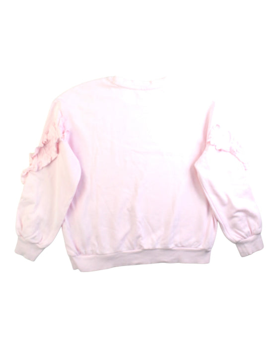 A Pink Crewneck Sweatshirts from Skechers in size 7Y for girl. (Back View)