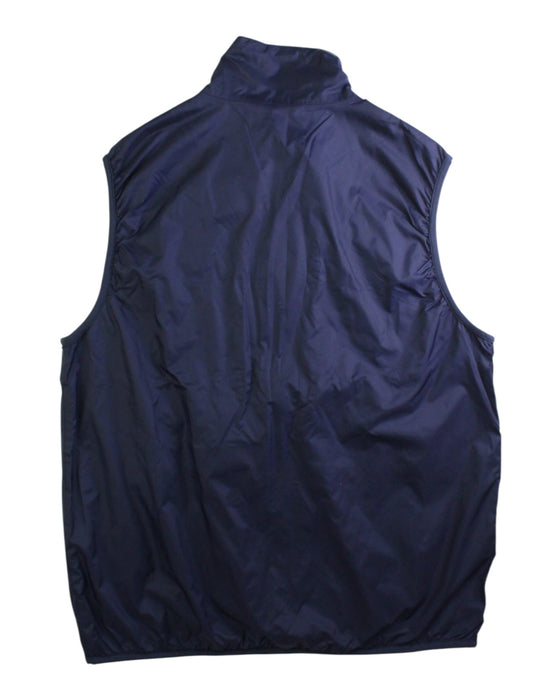 A Navy Outerwear Vests from K-Way in size 14Y for neutral. (Back View)