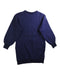 A Navy Sweater Dresses from Moschino in size 8Y for girl. (Back View)