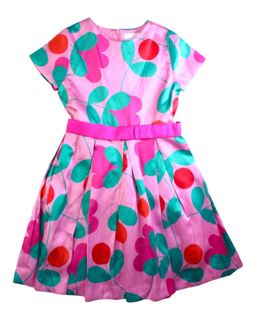 A Pink Short Sleeve Dresses from Jacadi in size 10Y for girl. (Front View)