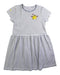 A White Short Sleeve Dresses from Petit Bateau in size 10Y for girl. (Front View)