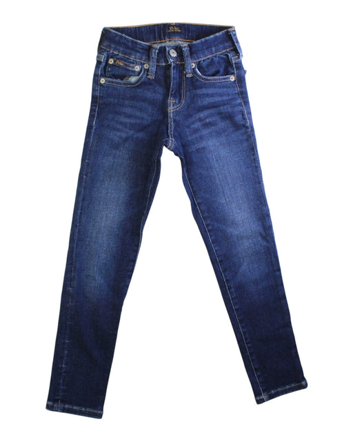 A Blue Jeans from Polo Ralph Lauren in size 7Y for neutral. (Front View)