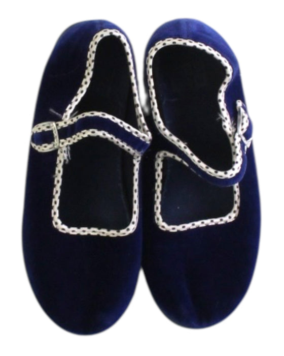 A Blue Flats from Bonton in size 6T for girl. (Back View)