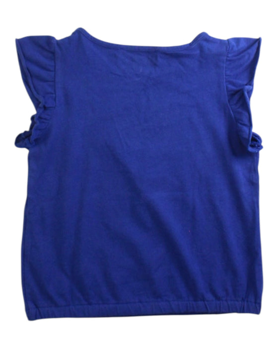 A Blue Sleeveless Tops from Agnes B Enfant in size 4T for girl. (Back View)