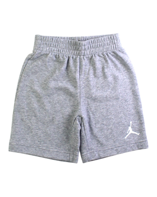 A Grey Shorts from Air Jordan in size 4T for boy. (Front View)