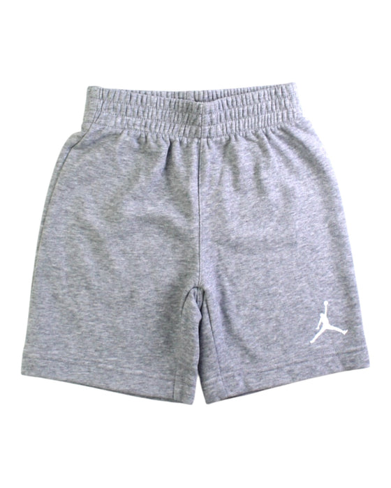 A Grey Shorts from Air Jordan in size 4T for boy. (Front View)