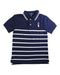 A Navy Short Sleeve Polos from Polo Ralph Lauren in size 5T for boy. (Front View)