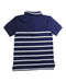 A Navy Short Sleeve Polos from Polo Ralph Lauren in size 5T for boy. (Back View)