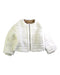 A White Puffer/Quilted Jackets from Burberry in size 4T for girl. (Front View)