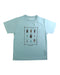 A Blue Short Sleeve T Shirts from Mont-bell in size 5T for boy. (Front View)
