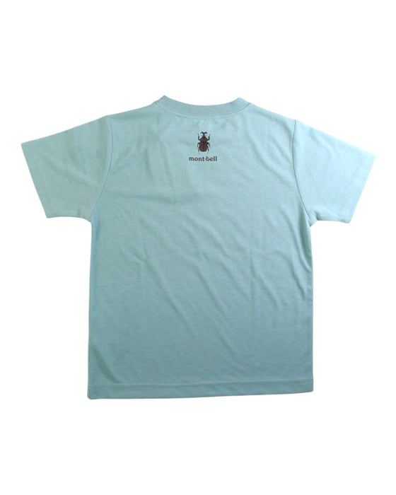 A Blue Short Sleeve T Shirts from Mont-bell in size 5T for boy. (Back View)