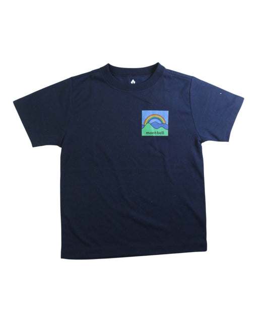 A Navy Short Sleeve T Shirts from Mont-bell in size 5T for neutral. (Front View)