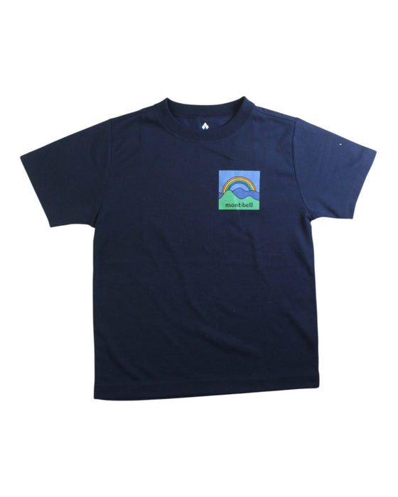 A Navy Short Sleeve T Shirts from Mont-bell in size 5T for neutral. (Front View)