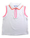 A White Sleeveless Polos from Jacadi in size 4T for girl. (Front View)