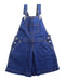 A Navy Overall Dresses from Jacadi in size 4T for girl. (Front View)