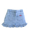 A Blue Short Skirts from Seed in size 4T for girl. (Back View)