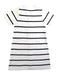 A White Short Sleeve Dresses from Seed in size 4T for girl. (Back View)
