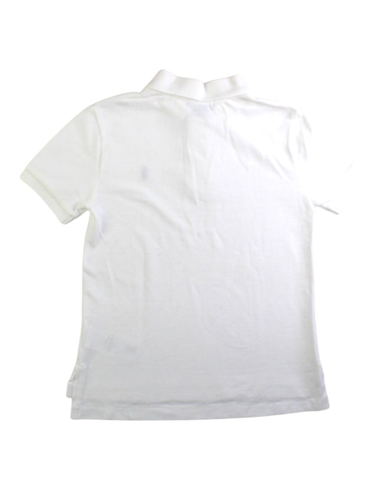 A White Short Sleeve Polos from Polo Ralph Lauren in size 5T for boy. (Back View)