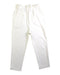 A White Casual Pants from Petit Main in size 2T for girl. (Front View)