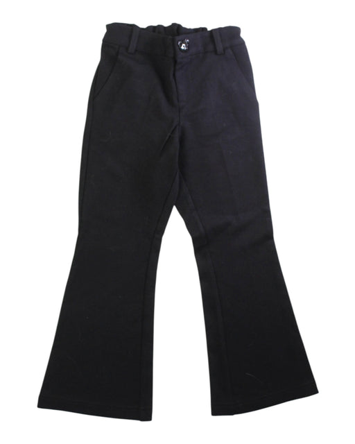 A Black Dress Pants from Moschino in size 4T for girl. (Front View)