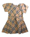 A Beige Short Sleeve Dresses from Burberry in size 4T for girl. (Front View)