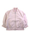 A Pink Lightweight Jackets from Petit Main in size 2T for girl. (Front View)