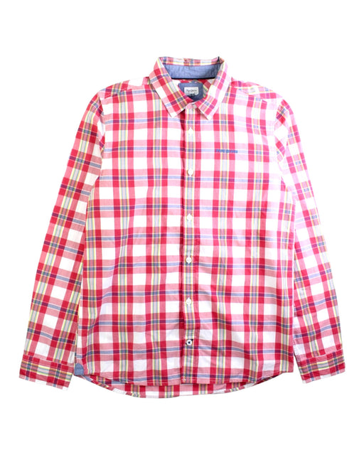 A Red Long Sleeve Shirts from Pepe Jeans in size 14Y for boy. (Front View)