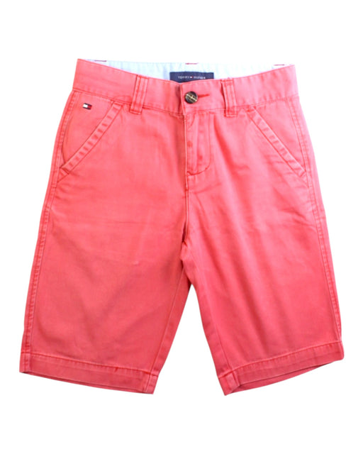 A Pink Shorts from Tommy Hilfiger in size 10Y for boy. (Front View)
