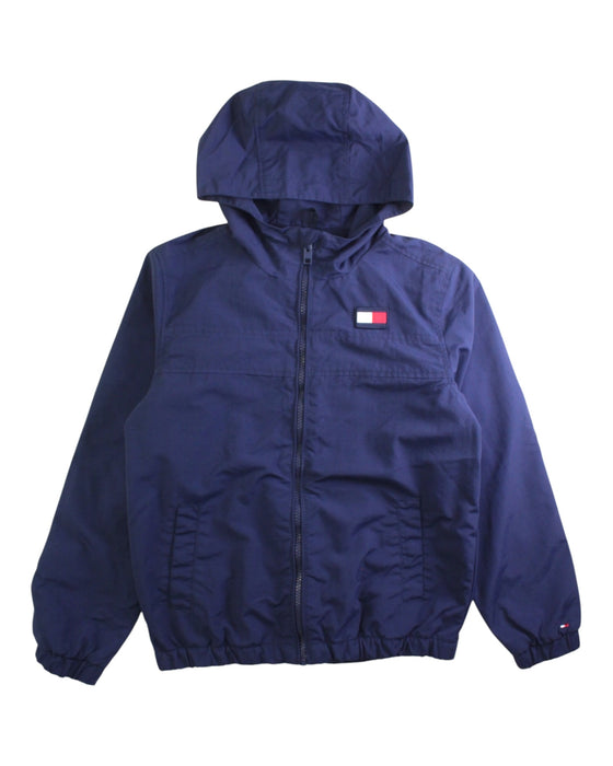 A Blue Lightweight Jackets from Tommy Hilfiger in size 10Y for neutral. (Front View)