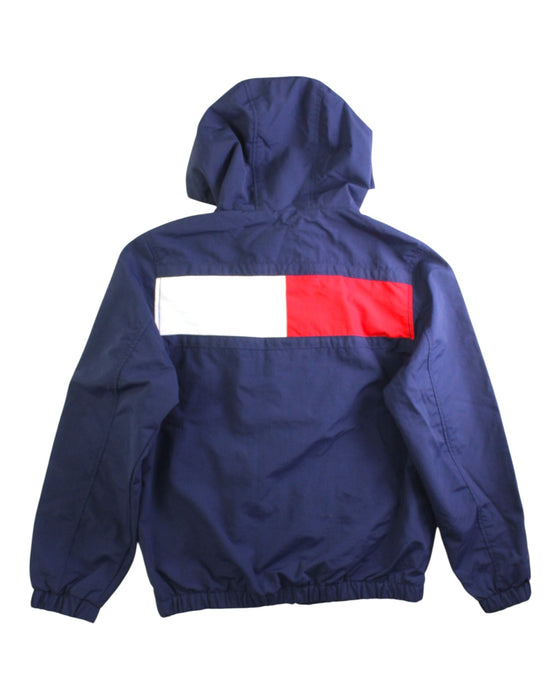 A Blue Lightweight Jackets from Tommy Hilfiger in size 10Y for neutral. (Back View)