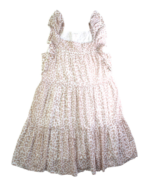 A Beige Sleeveless Dresses from Crewcuts in size 12Y for girl. (Front View)