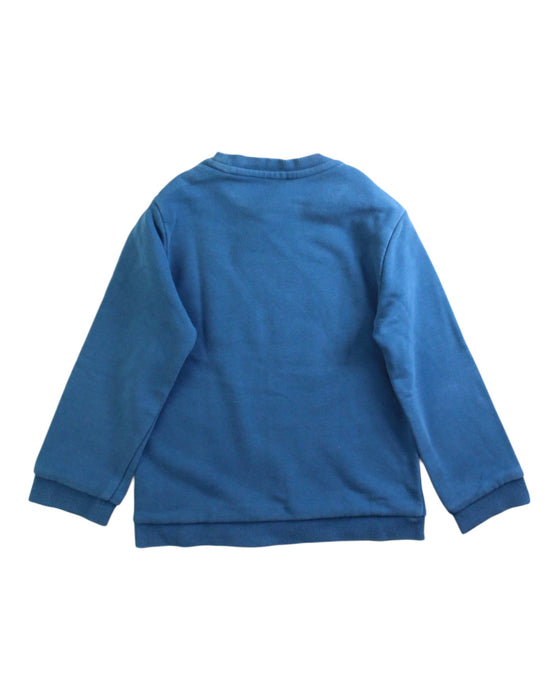 A Blue Crewneck Sweatshirts from Paul Smith in size 4T for boy. (Back View)