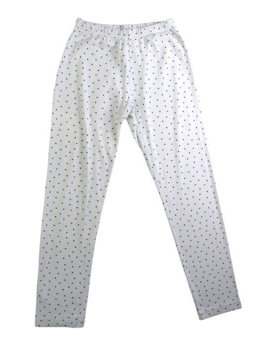 A White Pyjama Sets from Petit Bateau in size 8Y for girl. (Back View)