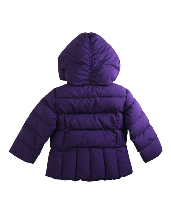 A Purple Puffer/Quilted Coats & Outerwear from Ralph Lauren in size 2T for girl. (Back View)