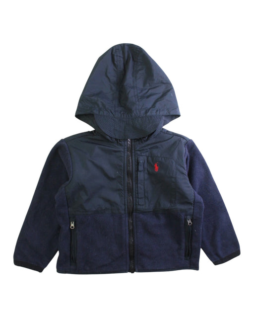 A Navy Lightweight Jackets from Ralph Lauren in size 2T for boy. (Front View)