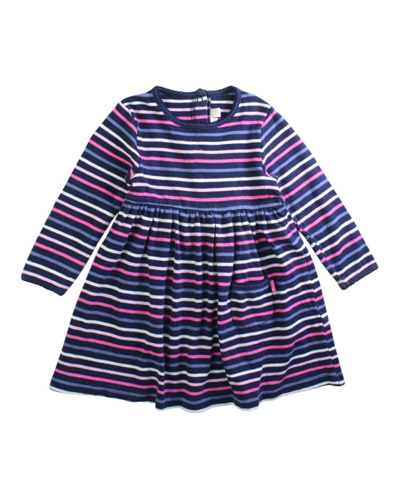 A Navy Long Sleeve Dresses from Jojo Maman Bébé in size 18-24M for girl. (Front View)