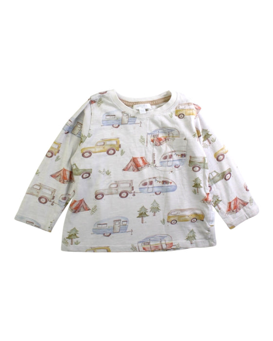 A Multicolour Long Sleeve Tops from purebaby in size 18-24M for boy. (Front View)