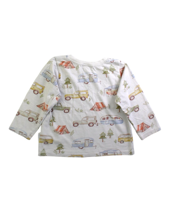 A Multicolour Long Sleeve Tops from purebaby in size 18-24M for boy. (Back View)