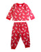 A Red Pyjama Sets from Jojo Maman Bébé in size 18-24M for neutral. (Front View)