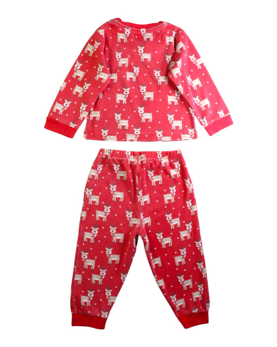 A Red Pyjama Sets from Jojo Maman Bébé in size 18-24M for neutral. (Back View)