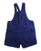 A Blue Overall Shorts from purebaby in size 3T for neutral. (Back View)